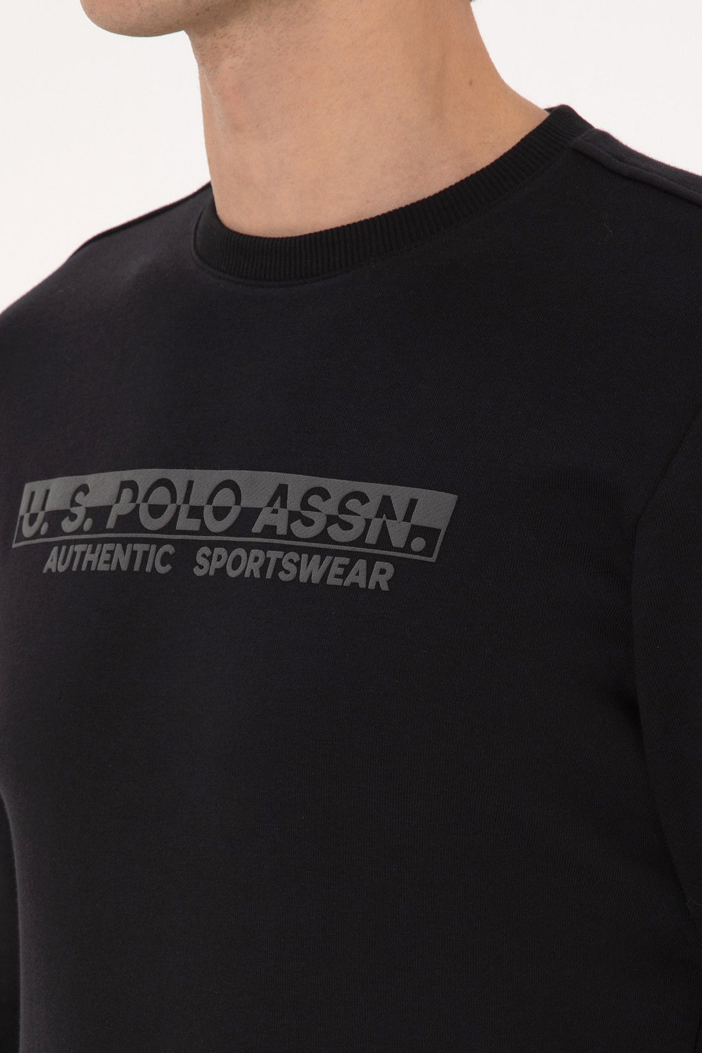 Erkek Siyah Sweatshirt - U.s. polo assn фото 7