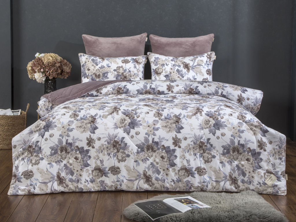 Аделина (капучино пыльная лаванда) ABC Cotton комплект