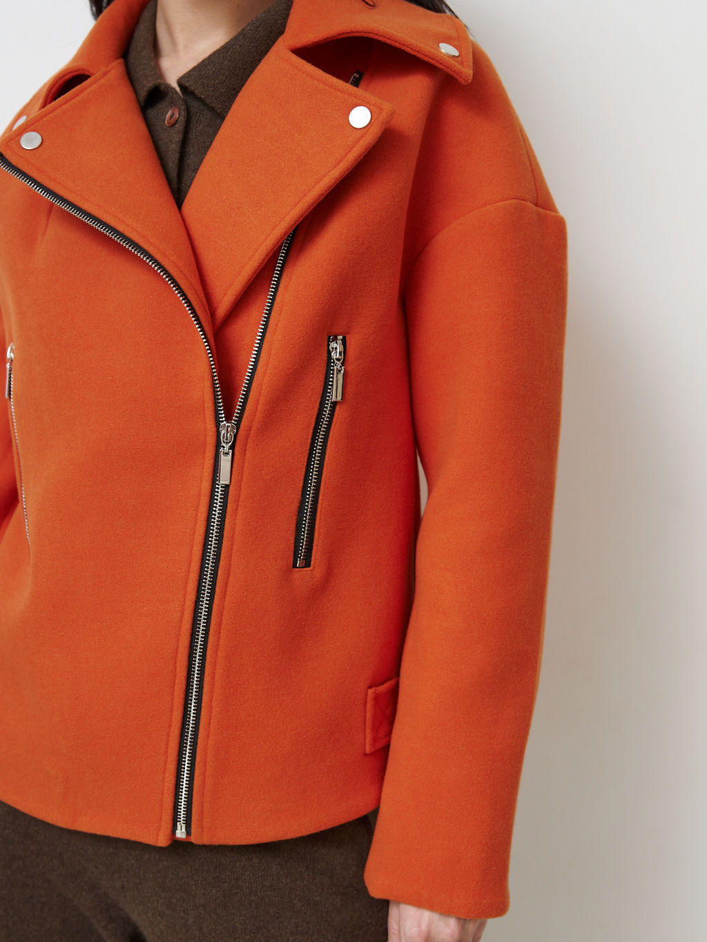 Пальто женское 1-4103/1-0364 апельсин