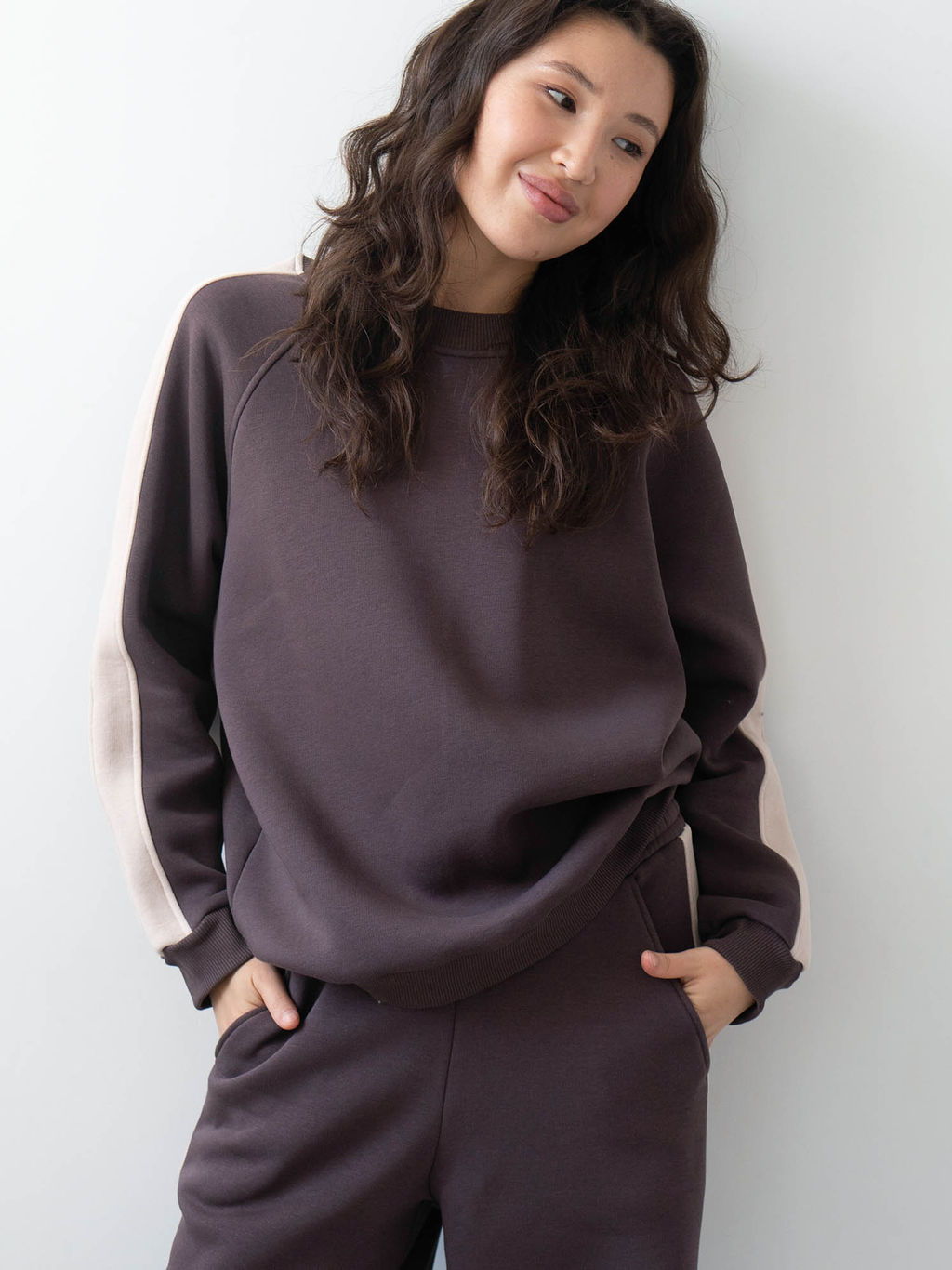 MY Свитшот жен. с/н с лампасами СН016  фото 33