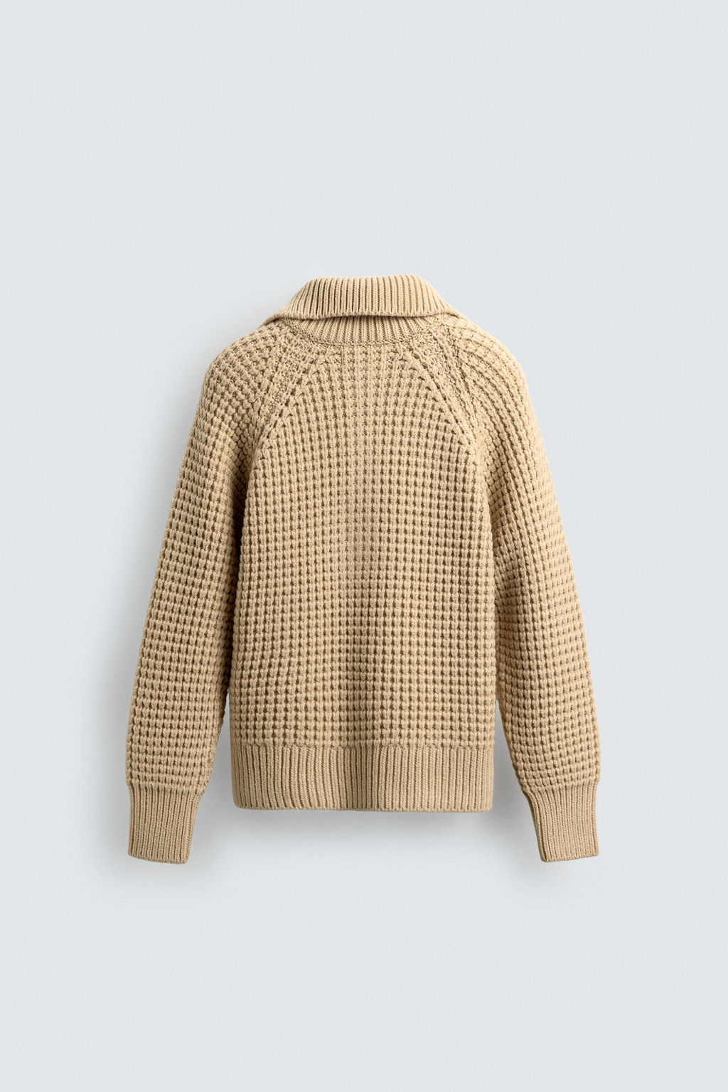 LIMITED EDITION WAFFLE-KNIT JUMPER - Zara фото 9