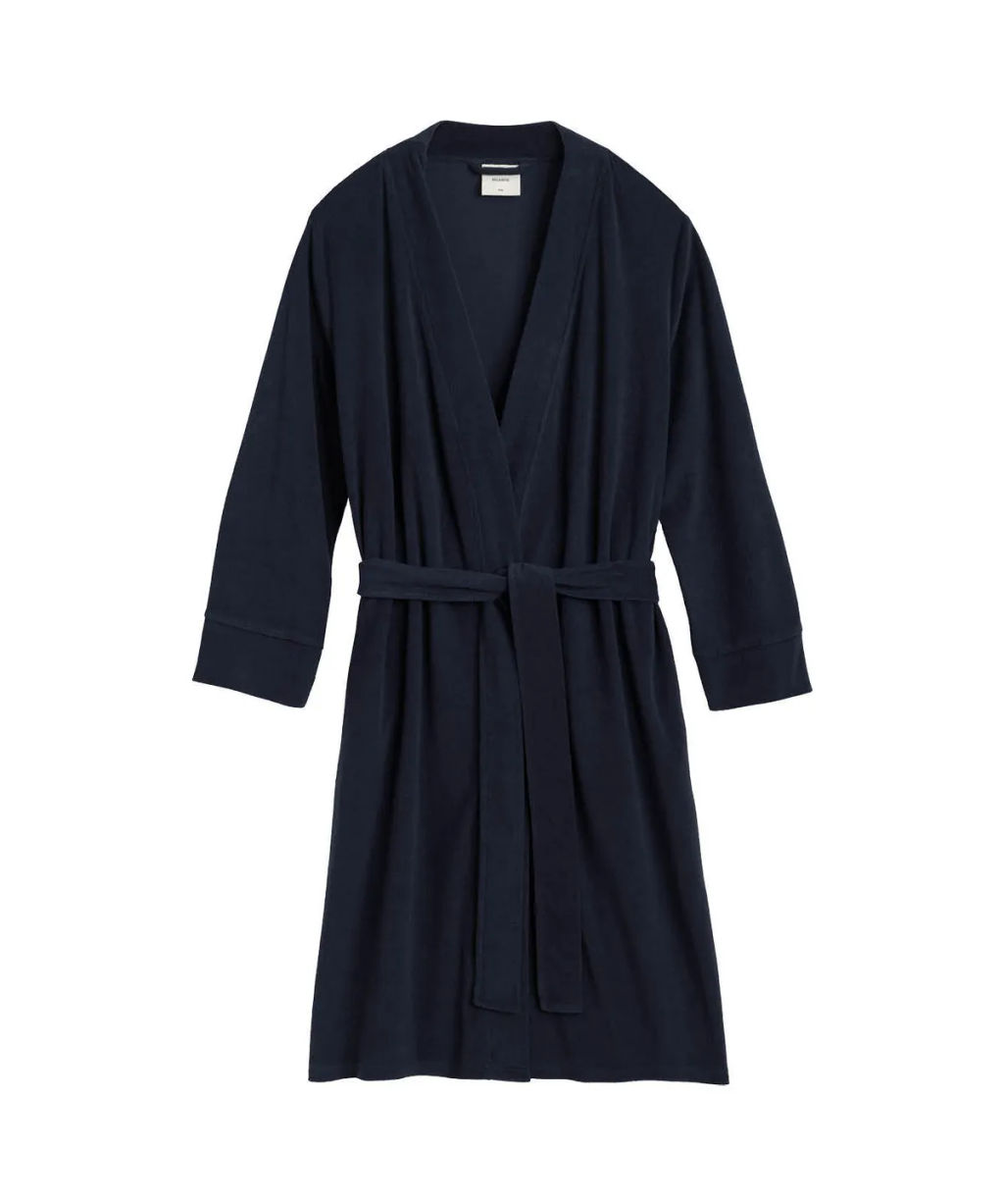 ATLANTIC SZL-002 Халат Towel Terry темно-синий  фото 4