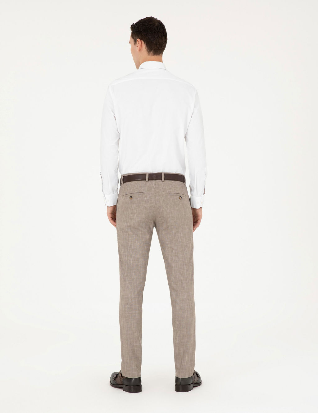 Bej Ex. Slim Fit Kuma_ Pantolon - Pierre cardin фото 4