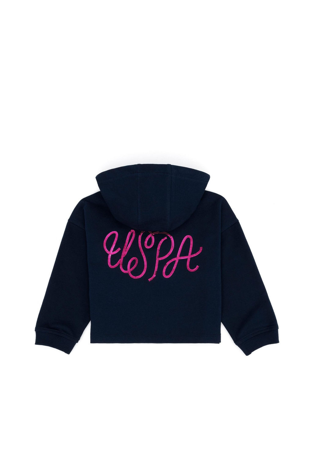U. S. Polo Assn Темно-синяя толстовка с капюшоном для девочек - U.s. polo assn фото 2