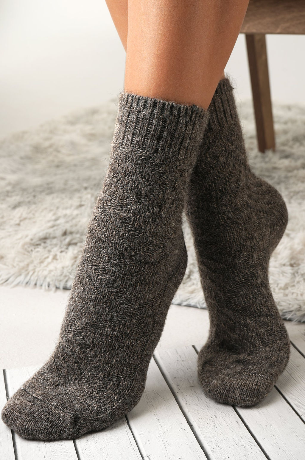 Женские шерстяные носки Happyfox