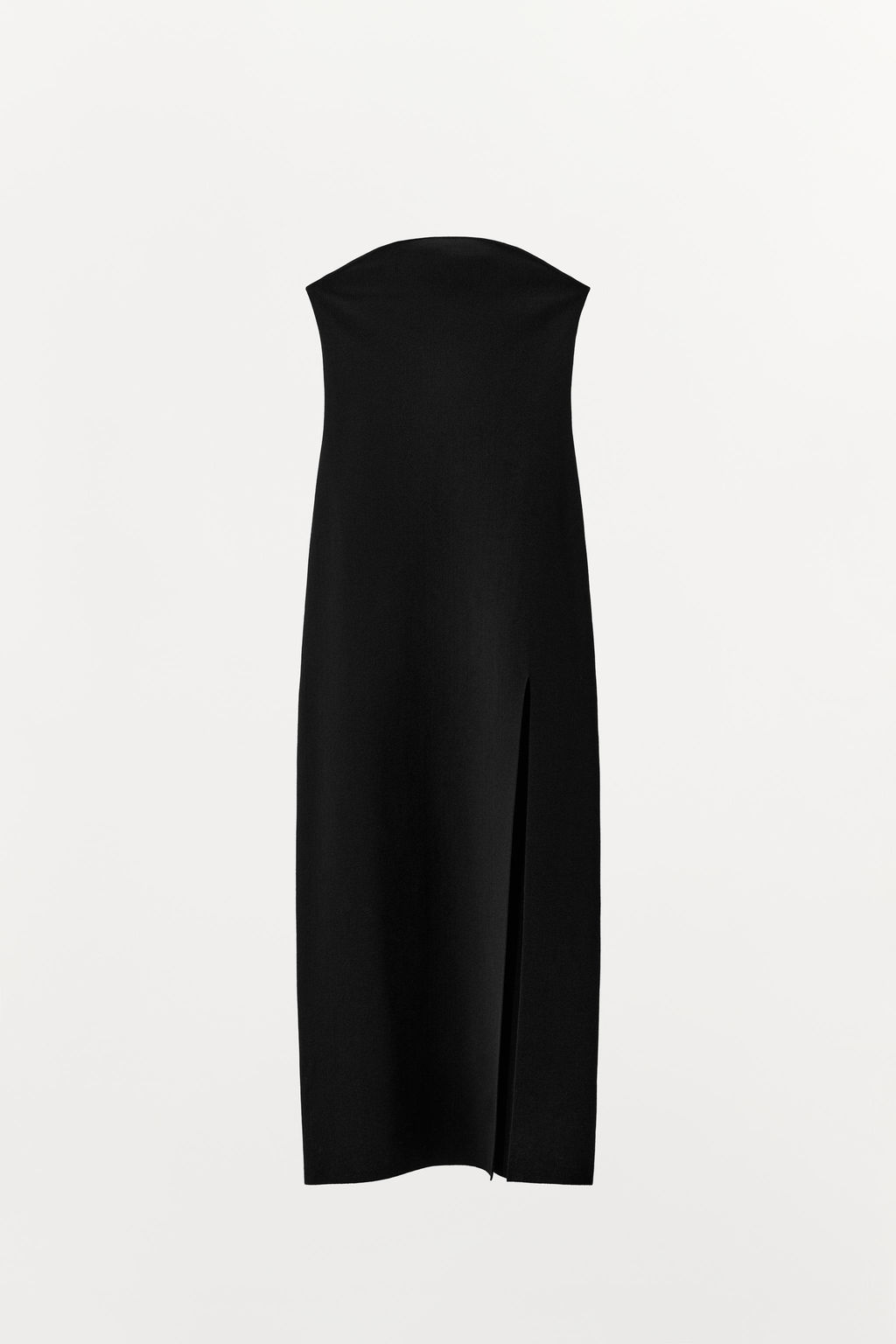 VESTIDO PUNTO PALABRA DE HONOR / Negro - Zara фото 4