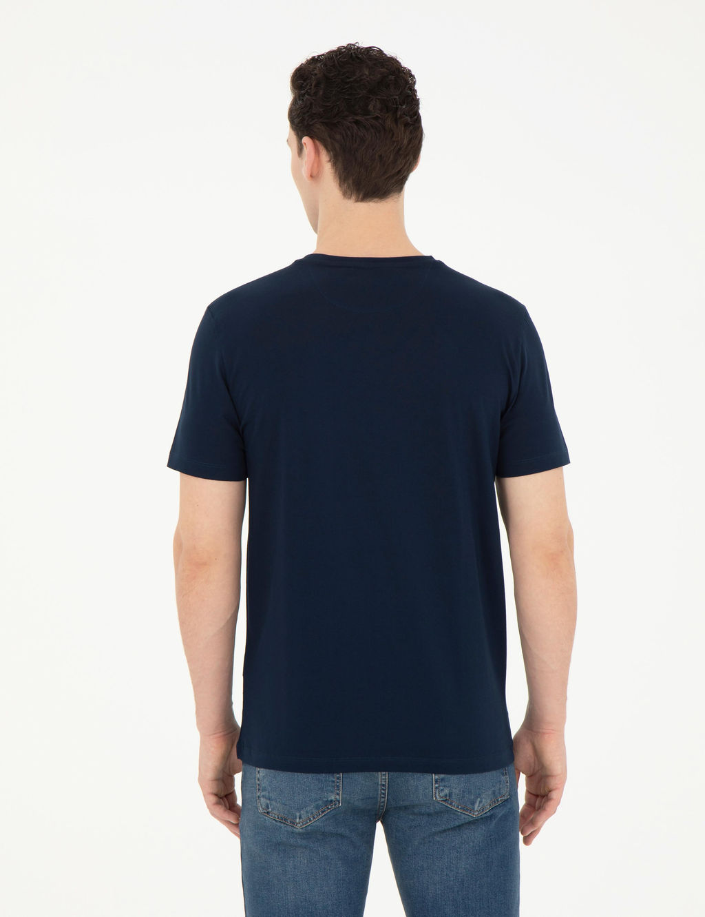 Lacivert Slim Fit Ti__rt