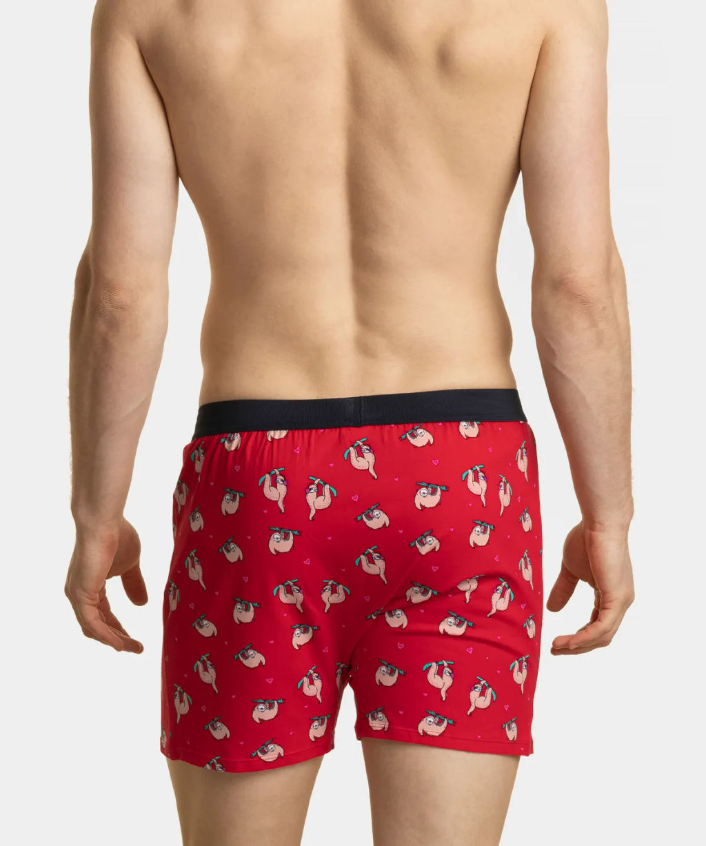 ATLANTIC 2GMB-003 Трусы боксеры Valentines - набор 2 шт.  фото 5