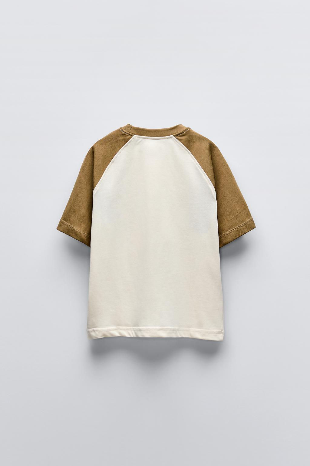 SLOGAN RAGLAN T-SHIRT - Zara фото 2