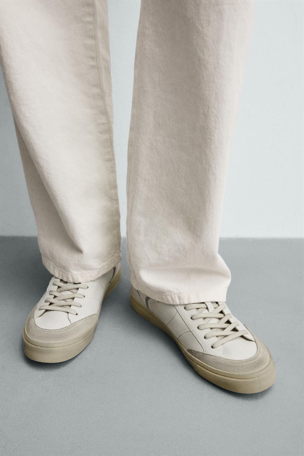 ZAPATILLA SUELA CONTRASTE / Blanco - Zara фото 3