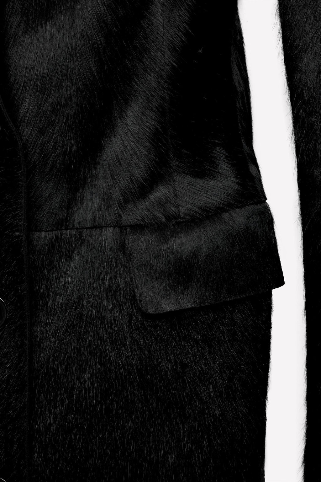 FITTED LEATHER COAT WITH SHEEPSKIN BY LUDOVIC DE SAINT SERNIN x ZARA  фото 6