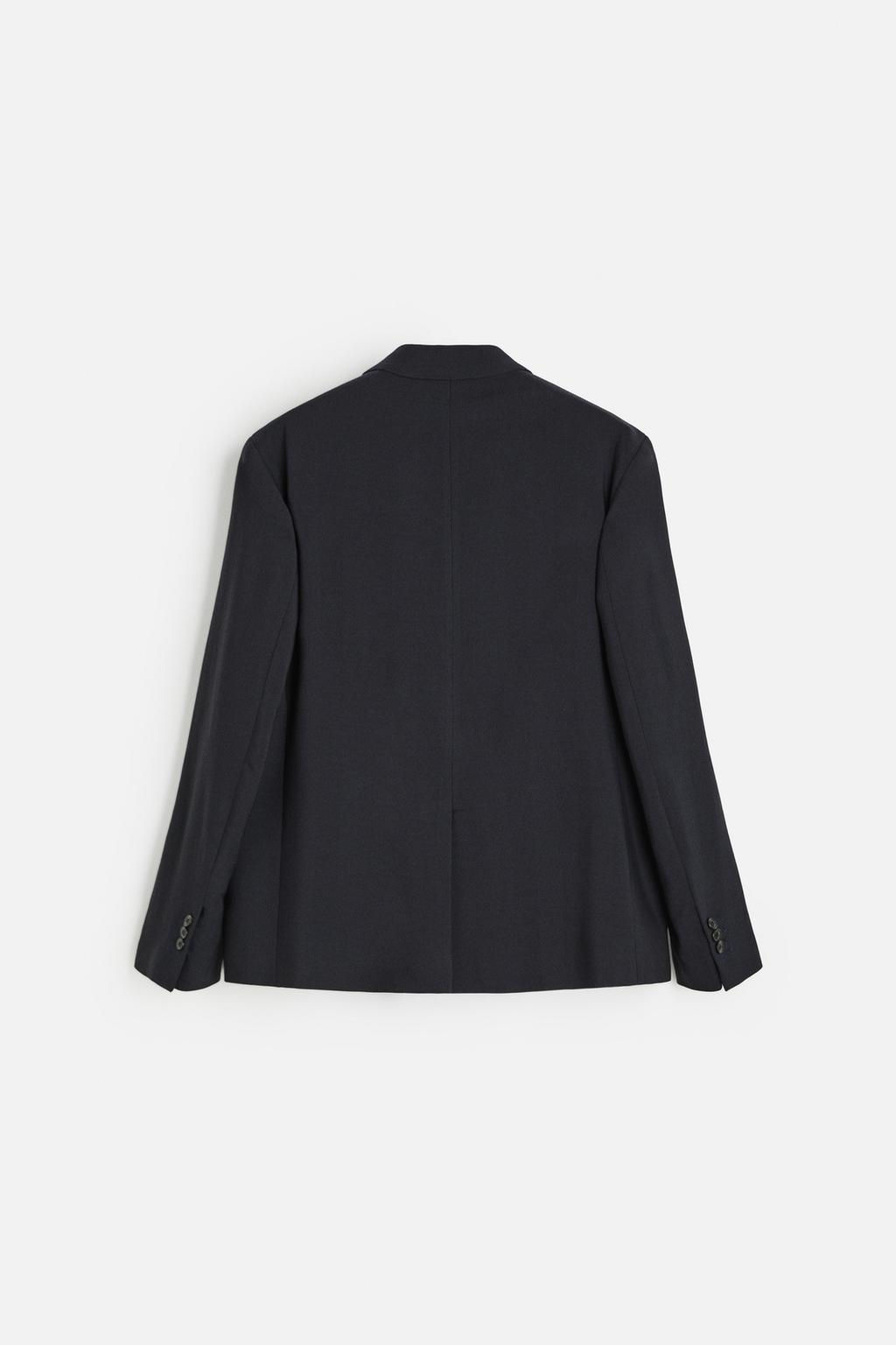 DOUBLE-BREASTED HERRINGBONE SUIT BLAZER - Zara фото 9