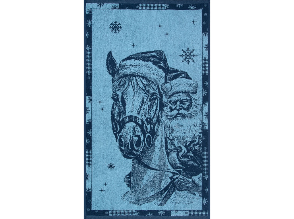 Полотенце махровое 6с103.412ж1 Мороз-наездник(джинс) 50х90см