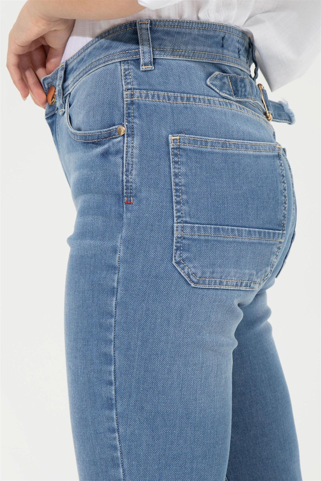 Женские голубые джинсовые брюки Неожиданная скидка в корзине - U.s. polo assn фото 6