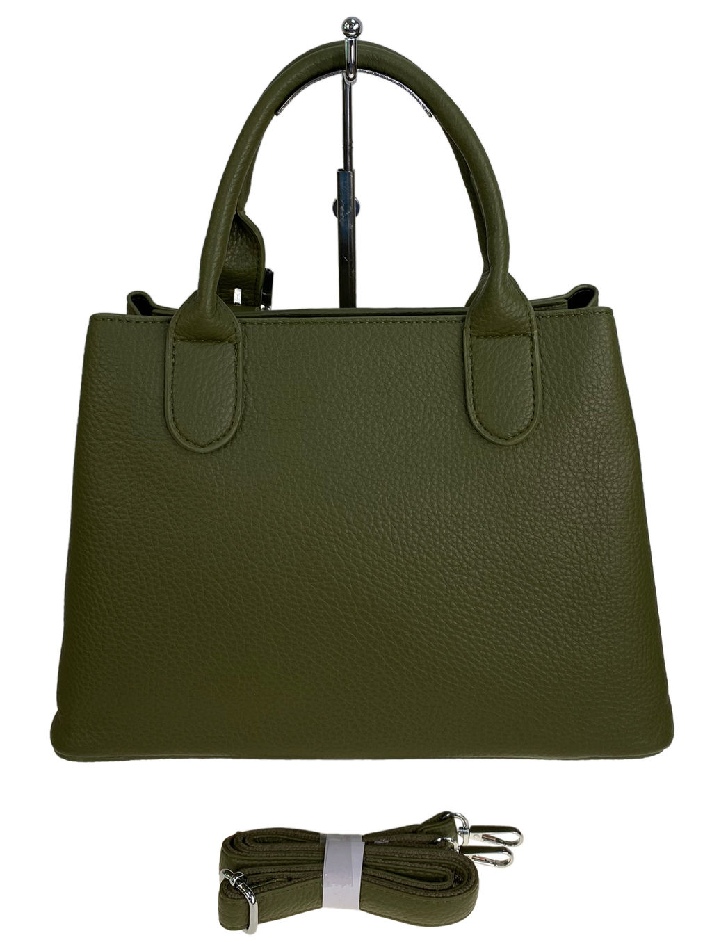 Женская сумка из искусственной кожи, цвет зеленый