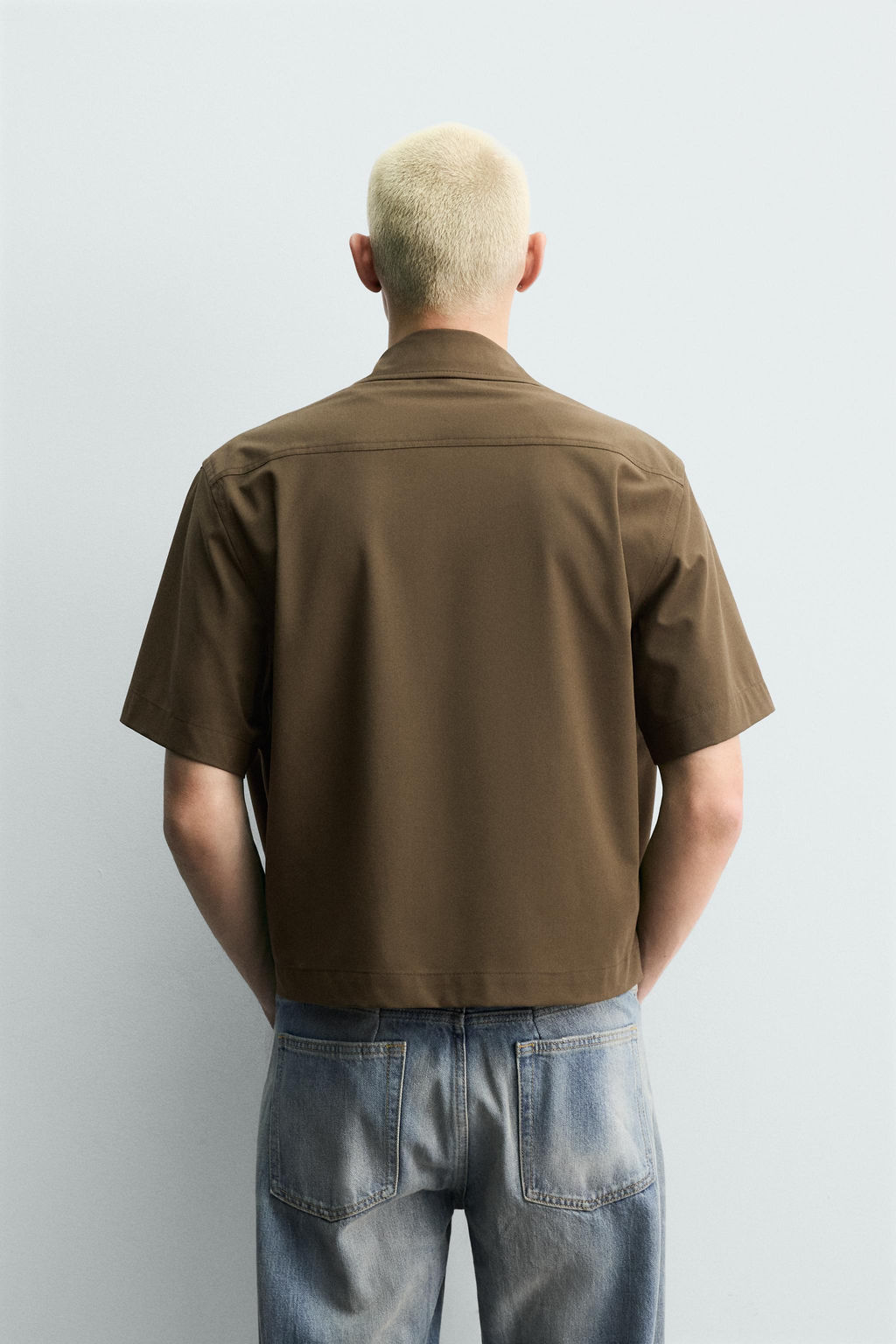 CAMISA T?CNICA RELAXED FIT / Tabaco - Zara фото 3
