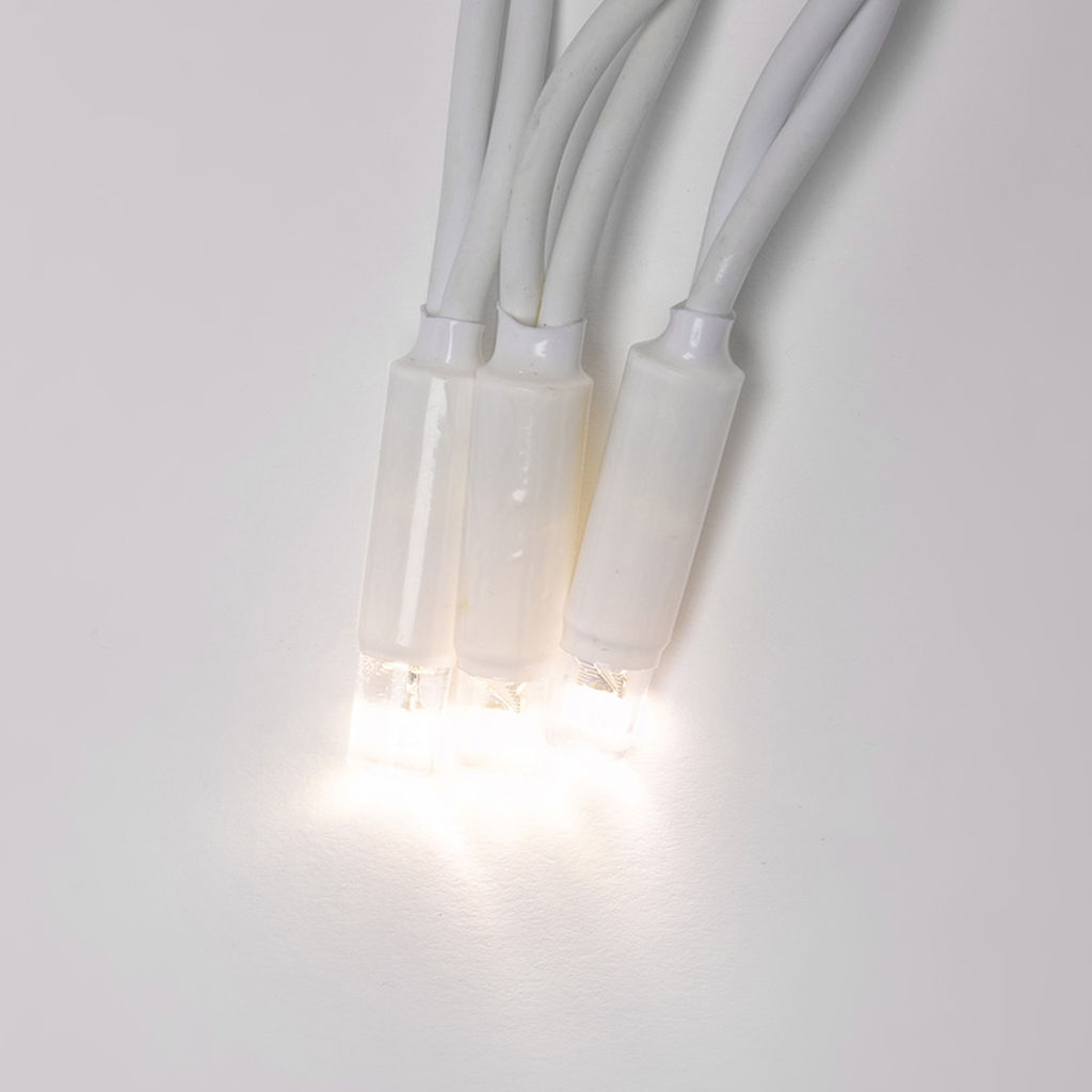 ULD-S1000-120/DWA WARM WHITE IP67 Гирлянда светодиодная, 10м. 120 светодиодов. Теплый белый свет. Провод белый. ТМ Uniel - Volpe фото 2