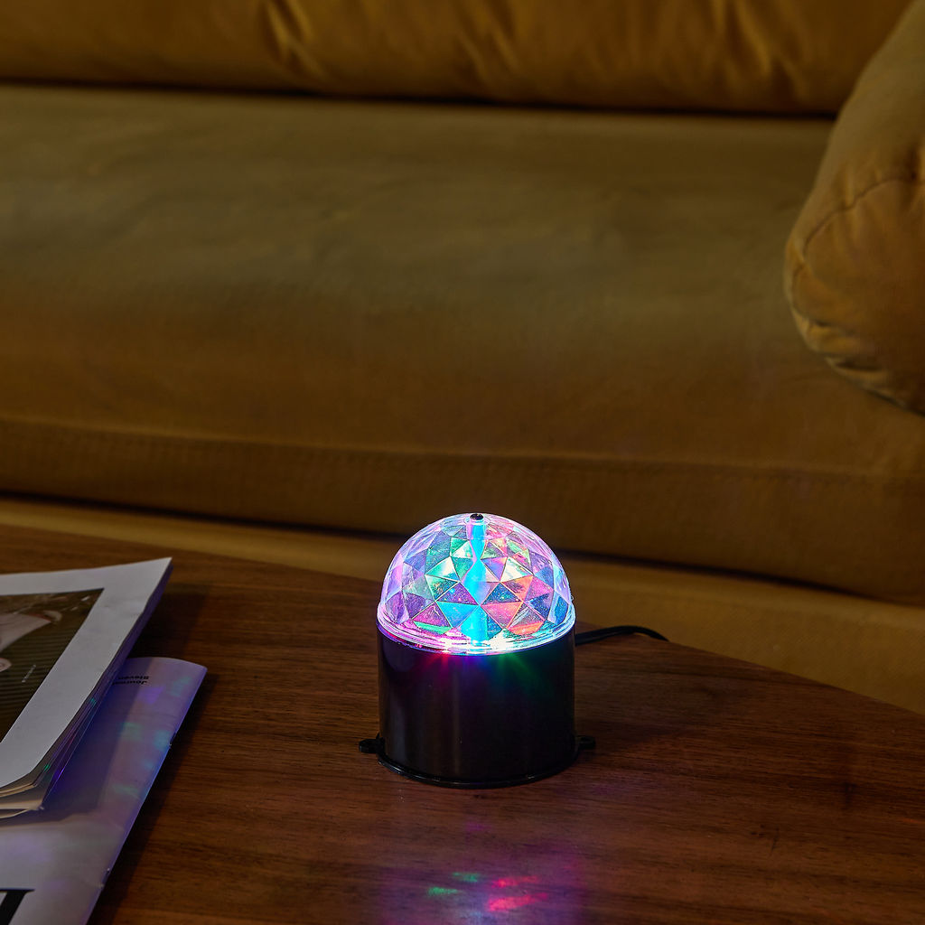 Светодиодный светильник-проектор ULI-Q302. Серия DISCO, многоцветный. ТМ VOLPE. Напряжение 220В. Кабель с вилкой (в комплекте) Цвет корпуса черный.