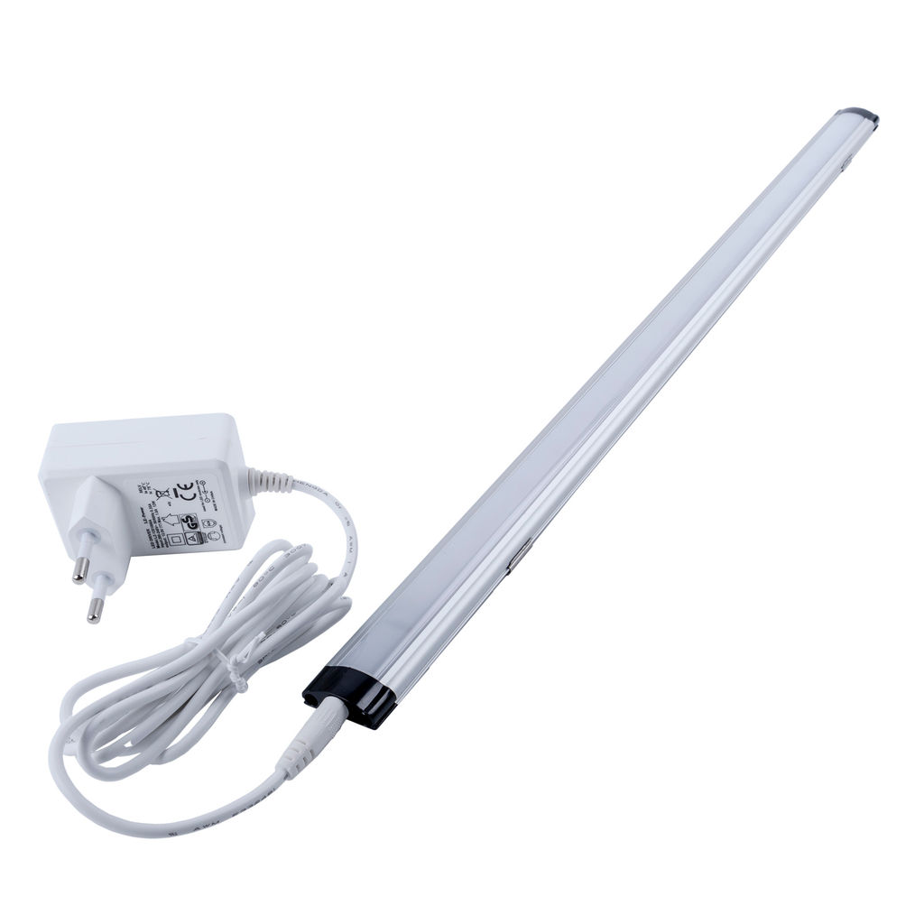 ULI-F48-5W/4500K SENSOR IP20 SILVER Светильник светодиодный для мебели. 500*25*9мм. 400Lm. ТМ Uniel