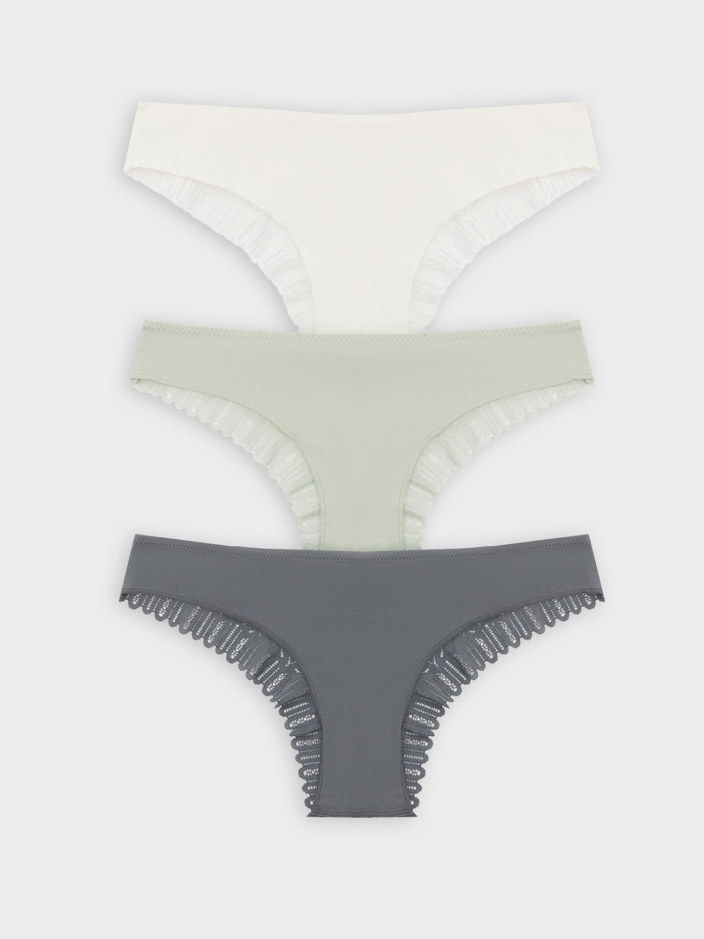 Цена за 2 штуки! Трусы бразилиана женские в наборе, 3 шт - Mark formelle фото 8