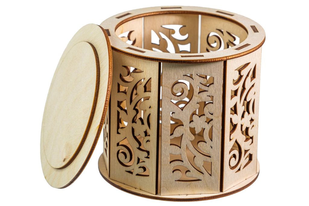 Заготовка для творчества Шкатулка Зимние узоры - Smiledecor фото 2