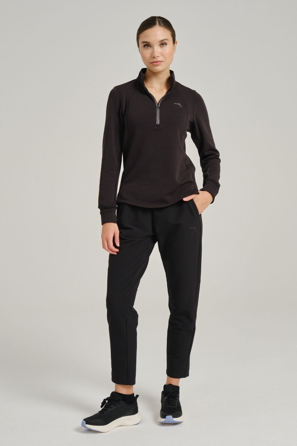 Брюки текстильные Черный - Anta фото 2