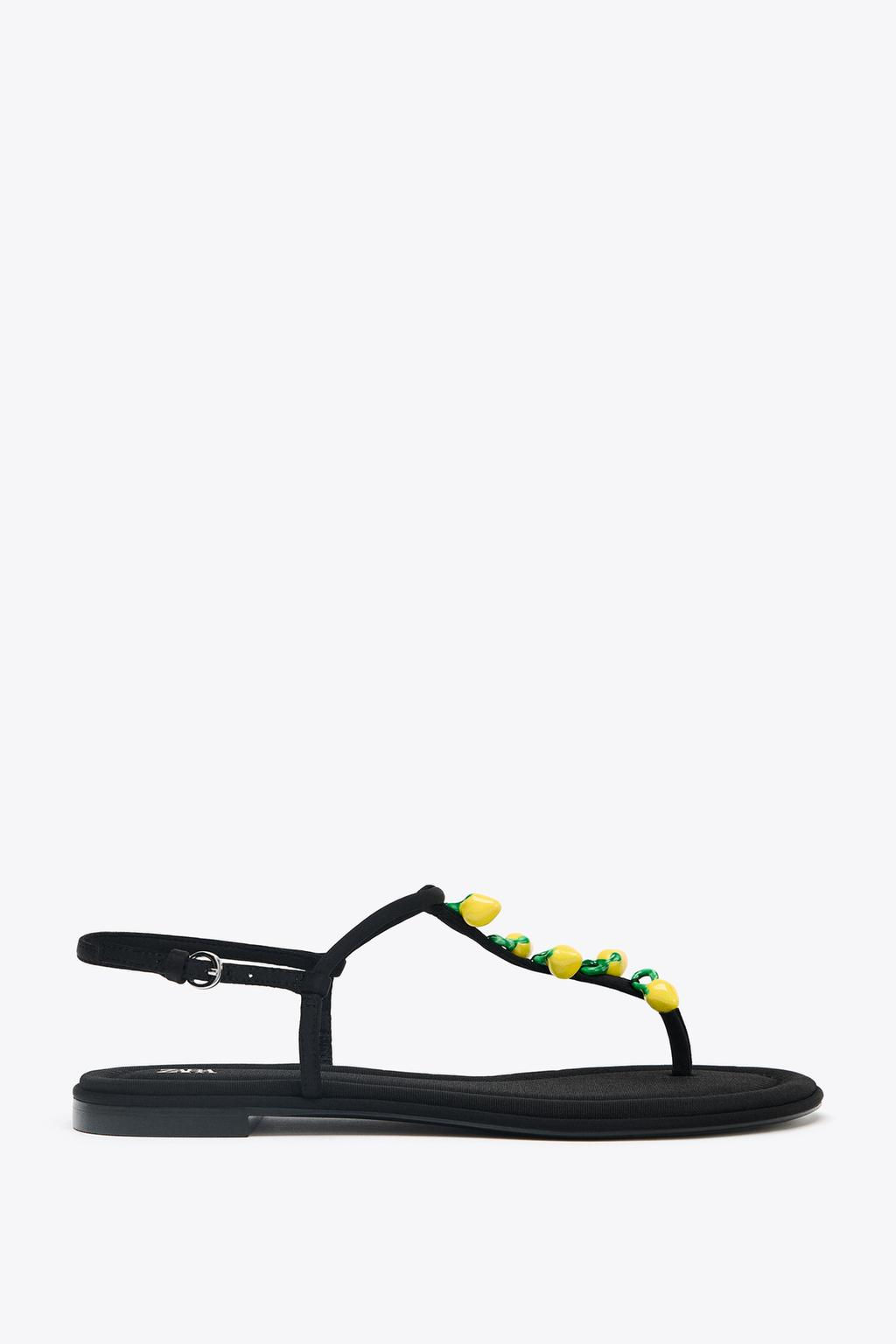 BEADED STRAP SANDALS - Zara фото 2