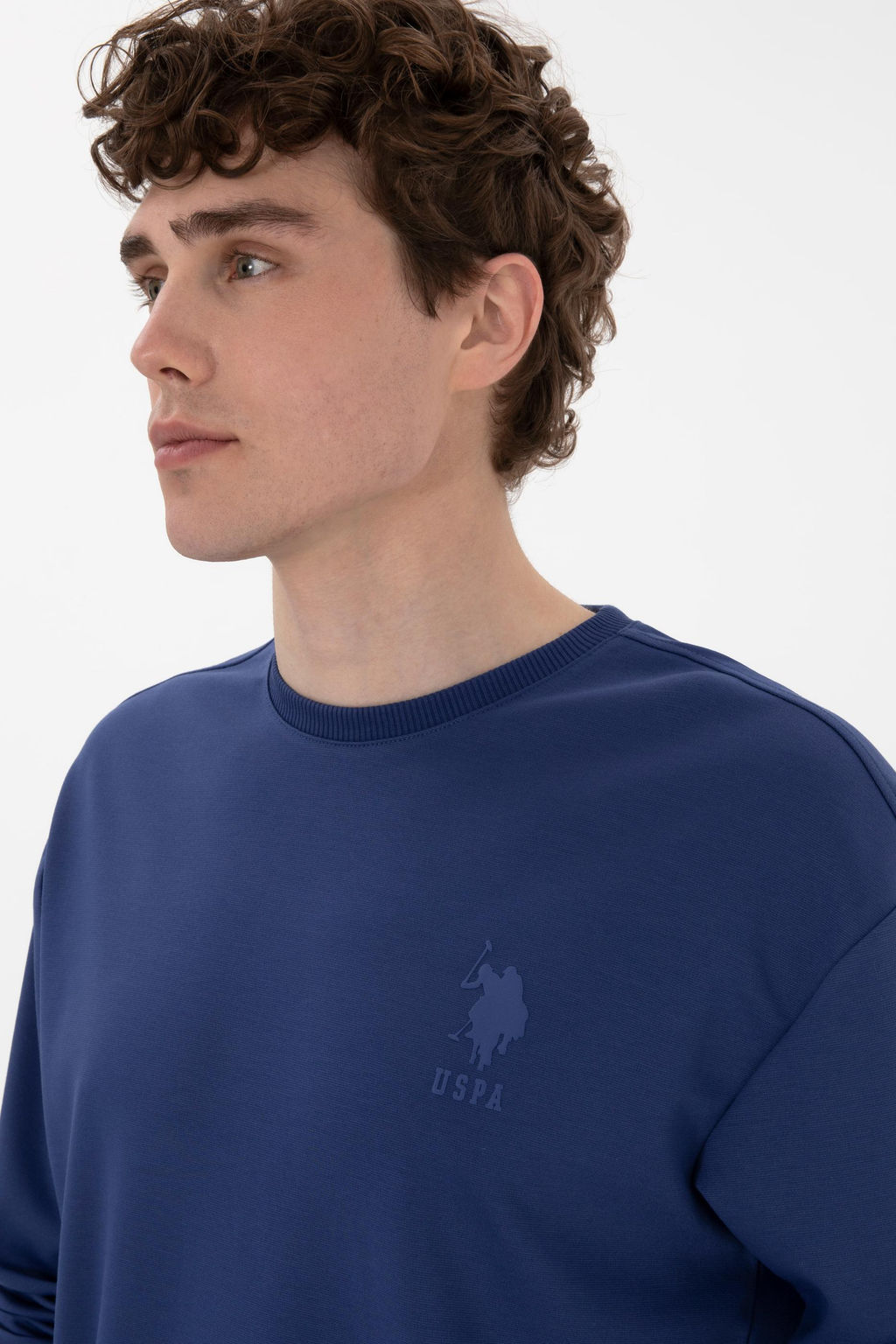 Erkek A__k Lacivert Sweatshirt Sepette S_rpriz _ndirim - U.s. polo assn фото 2