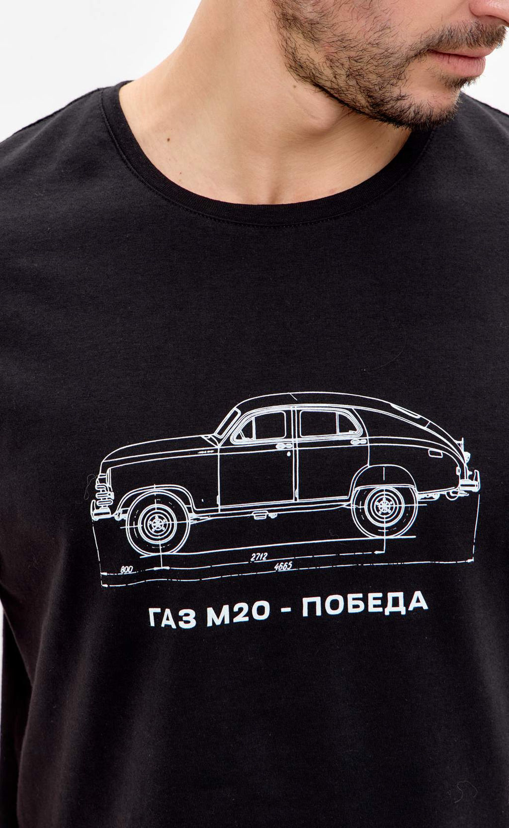 Футболка Primm P611-06-933 мужская чёрная из хлопка  фото 5