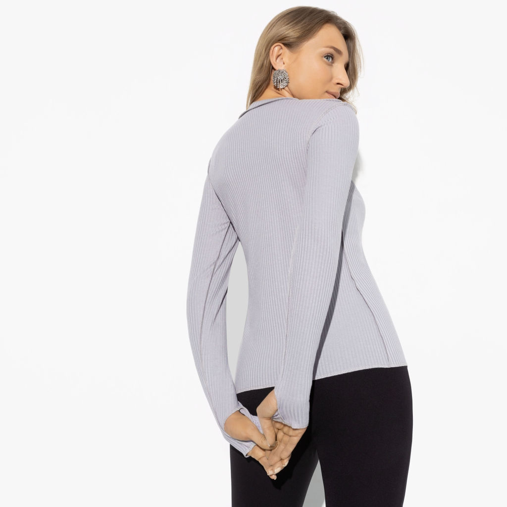 Лонгслив двусторонний, Роковое признание (fashion grey)