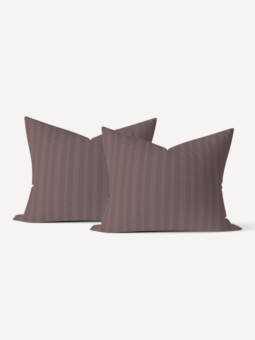 Комплект наволочек Микрофибра Страйп - Какао 50х70