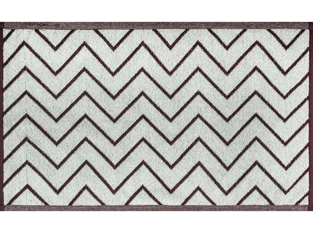 Полотенце махровое 6с104.411ж1 Зигзаг(шоколад) 67х40см