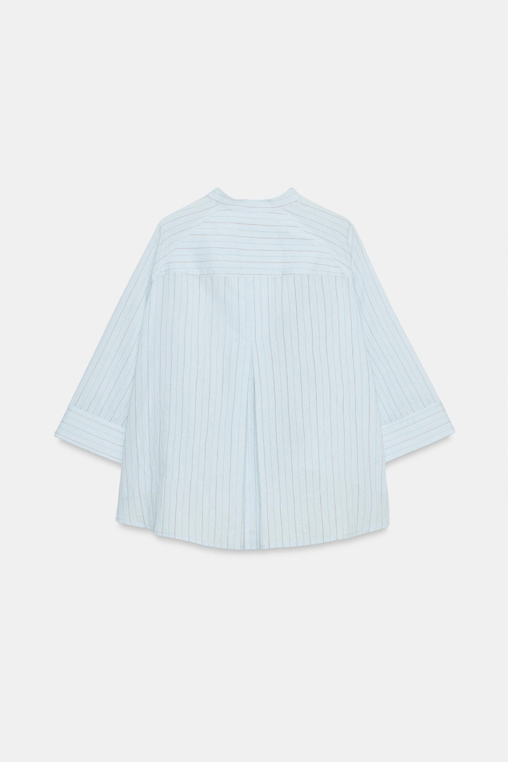 CAMISA ASIM?TRICA RAYAS ZW COLLECTION / Azul - Zara фото 6