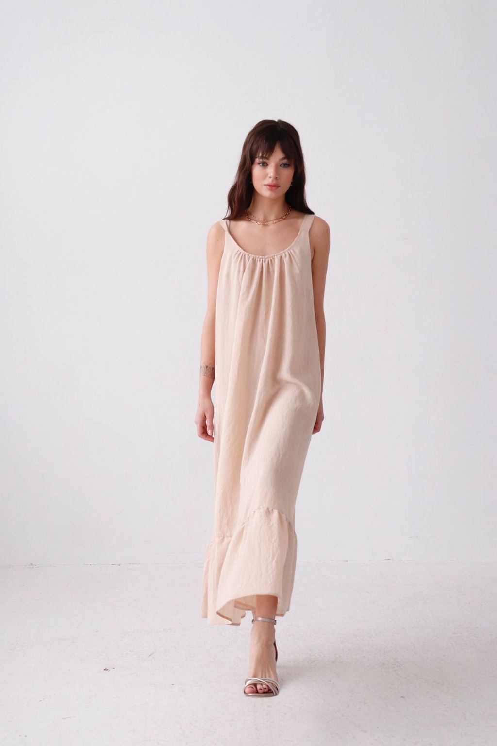 Платье Мальдивы для пляжа и фотосъёмки в цвете экрю - Martichelli фото 7