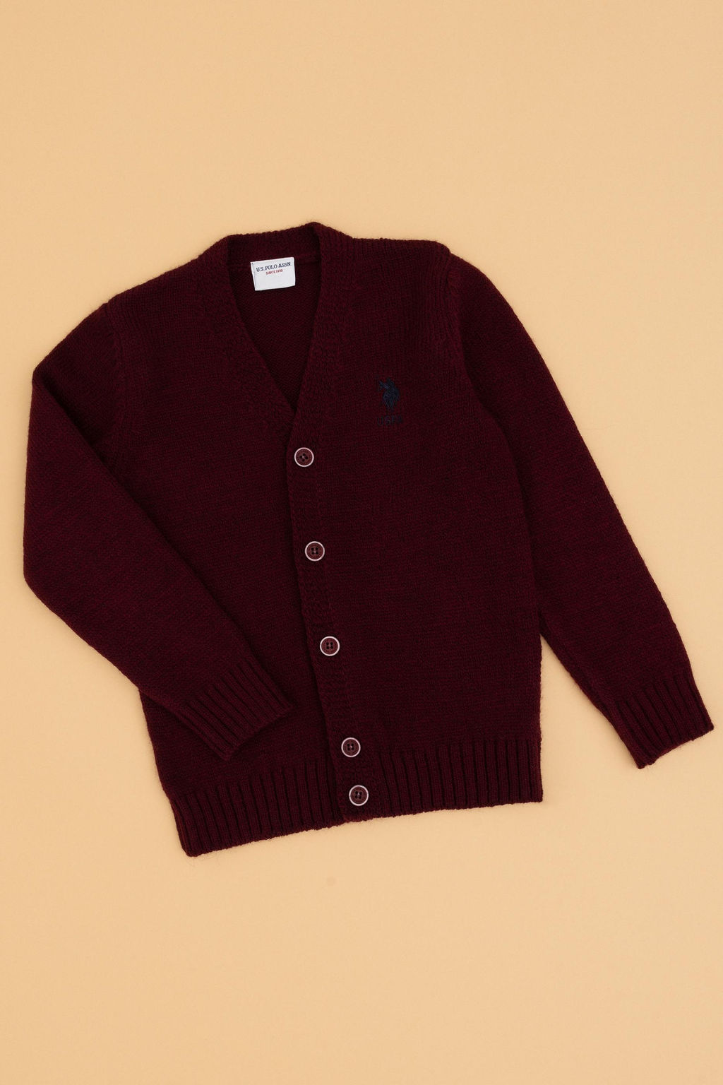 Erkek _ocuk Bordo Triko H_rka