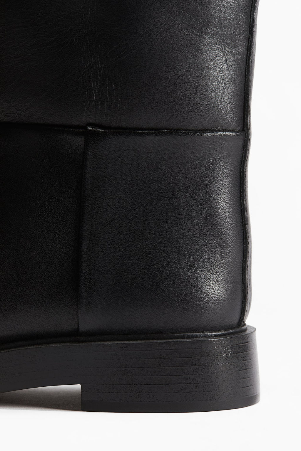 Botas de piel a la rodilla - H&m фото 3