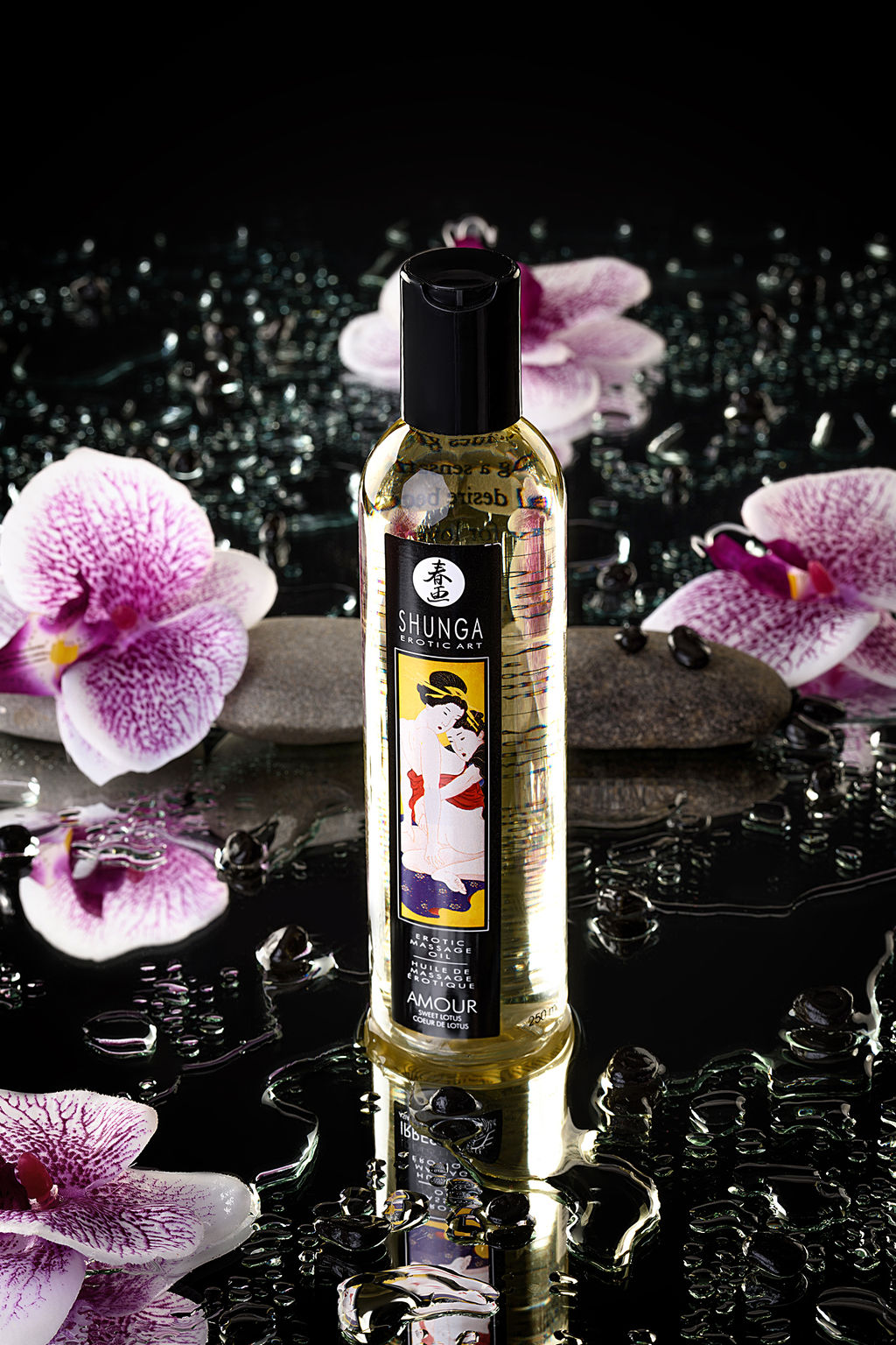 Масло для массажа Shunga Amour Sweet Lotus, возбуждающее, 240 мл