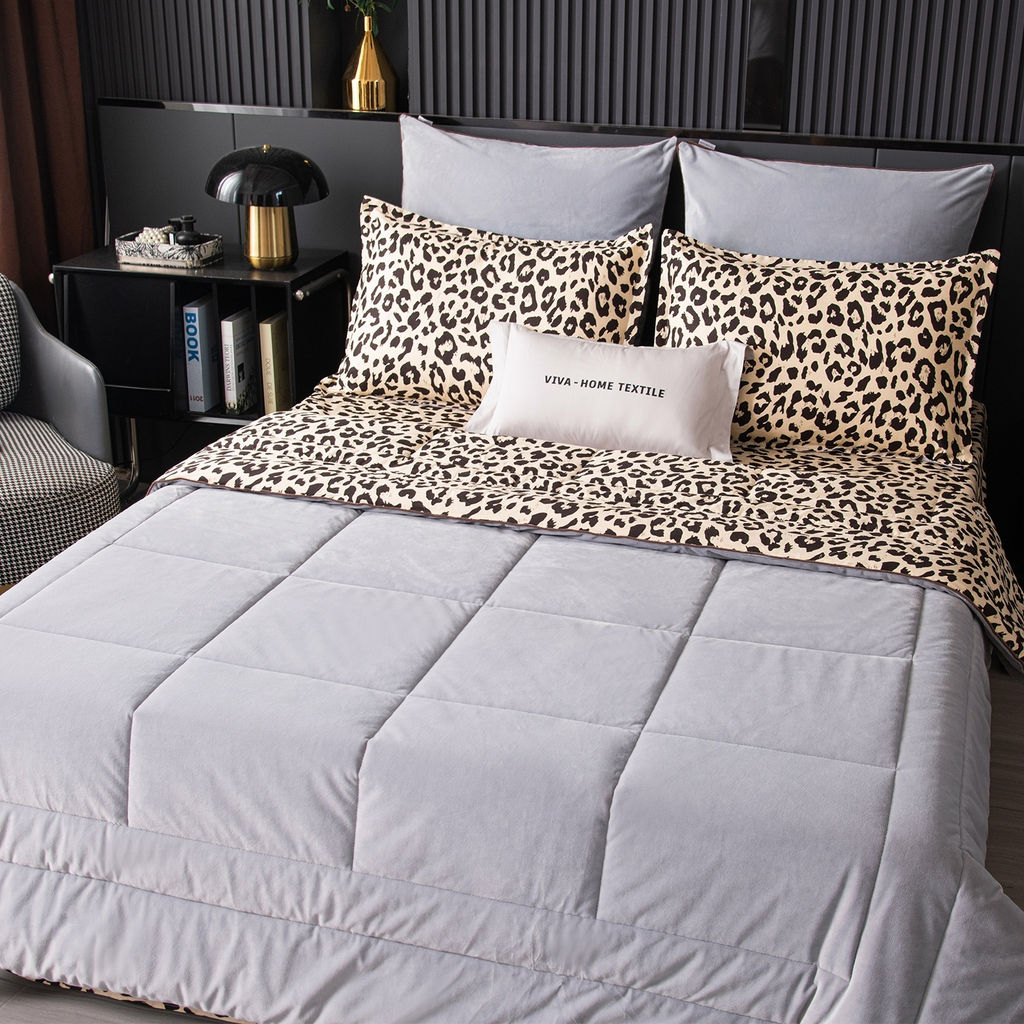 Комплект постельного белья Сатин Velouria Luxe с Одеялом VL001 Евро