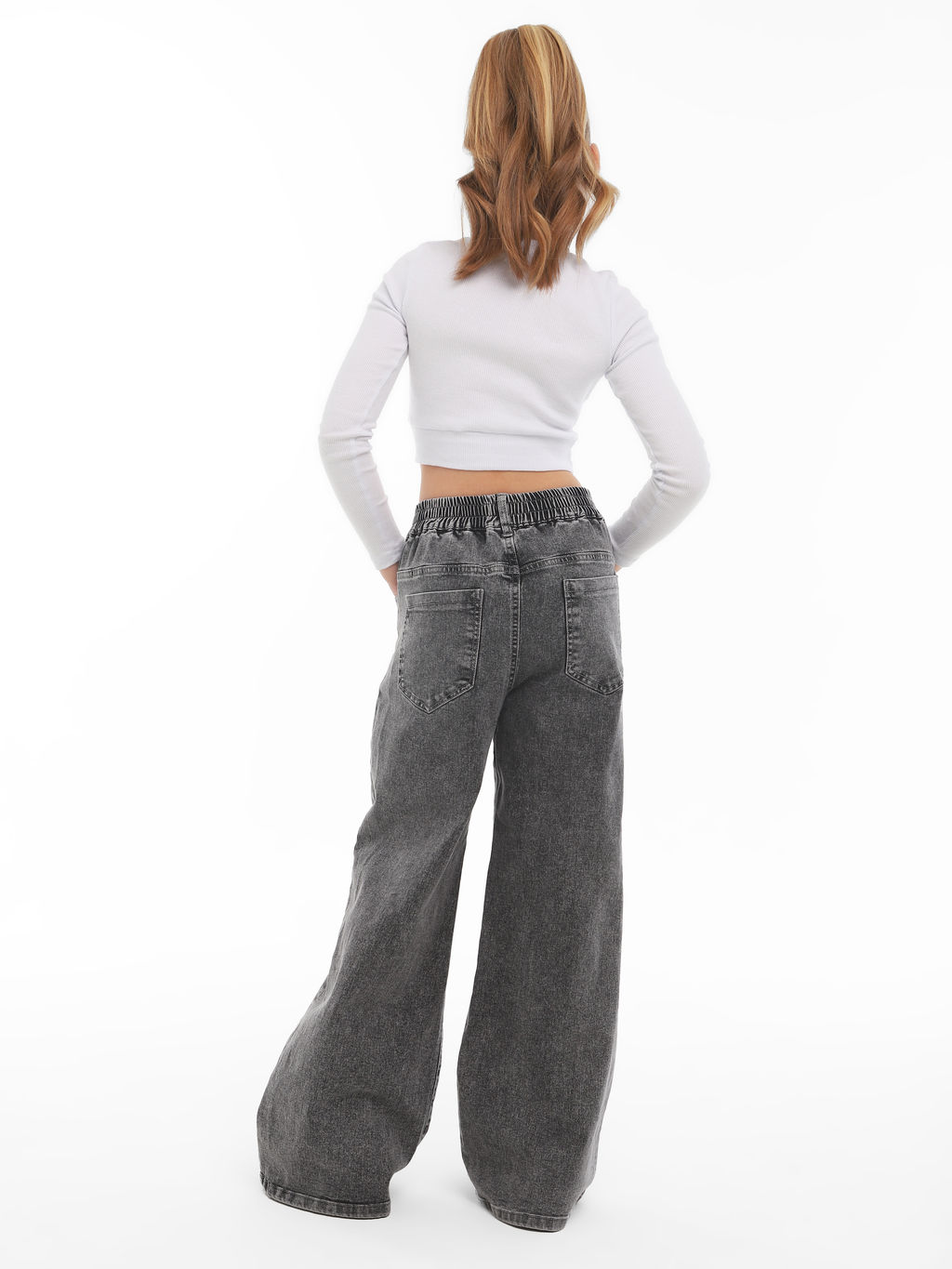 Джинсы-палаццо для девочек - СИНЯЯ МОДА фото 8