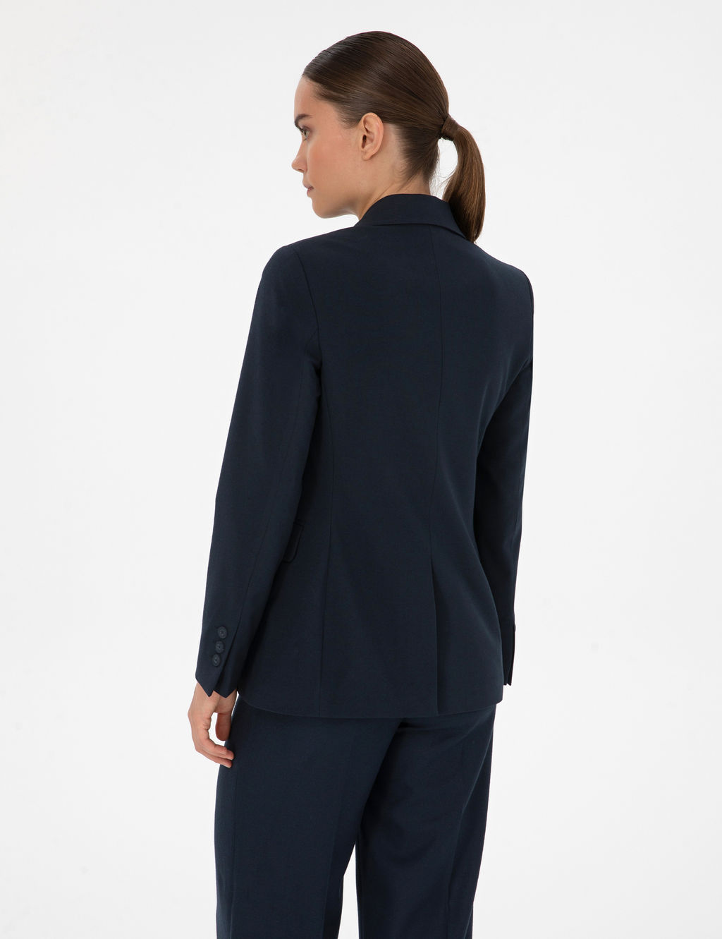 Lacivert Slim Fit Ceket