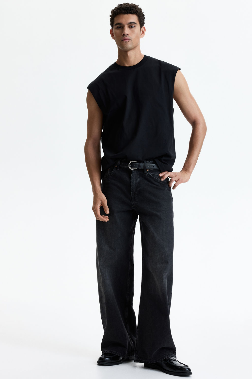 Camiseta sin mangas en algod?n Relaxed Fit - H&m фото 7