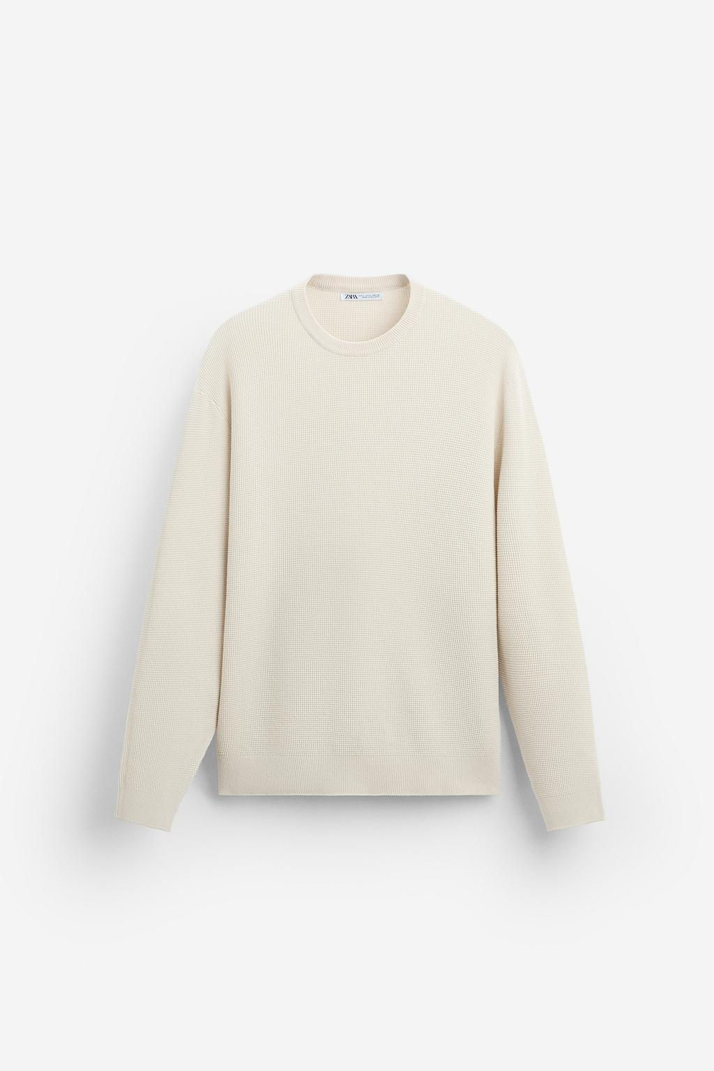 BASIC TEXTURED SWEATER - Zara фото 11