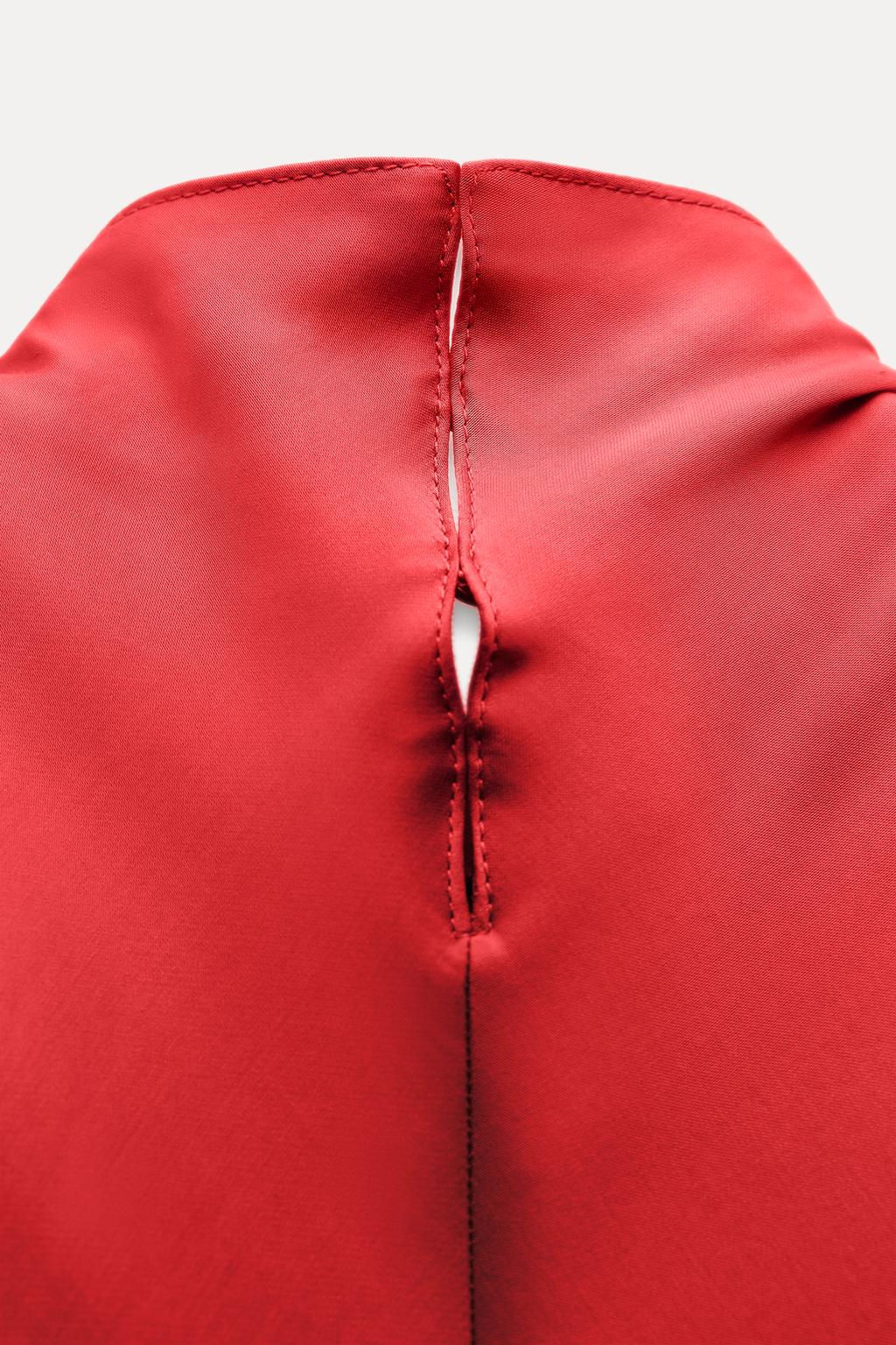 ZW COLLECTION SATIN DRESS - Zara фото 11