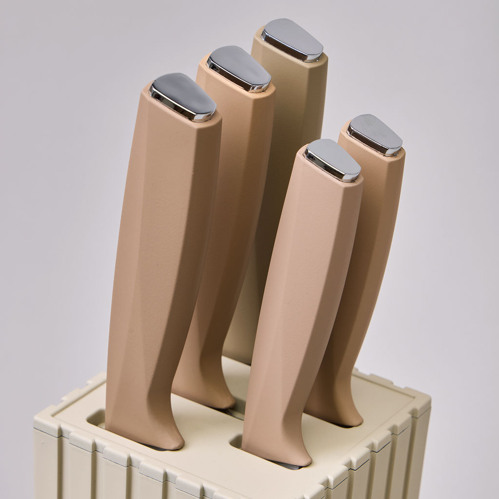 НАБОР НОЖЕЙ AGNESS НА ПЛАСТИКОВОЙ ПОДСТАВКЕ, 6 ПРЕДМЕТОВ  фото 7