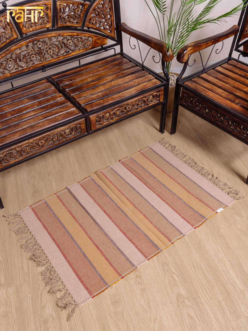 Коврик самотканный х/б 60*90см №703/24