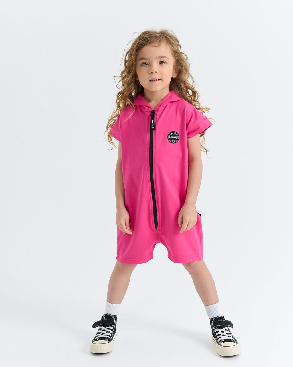 Ромпер на молнии с капюшоном Бабл-гам - Bungly фото 8