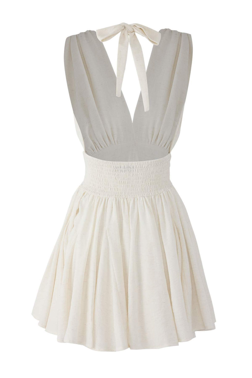 Mavi Belden Ac?lan/Skater Dusme Detayl? Sifon K?sa/Mini Elbise TPRSS25EL00319 - Trendyolmilla фото 27