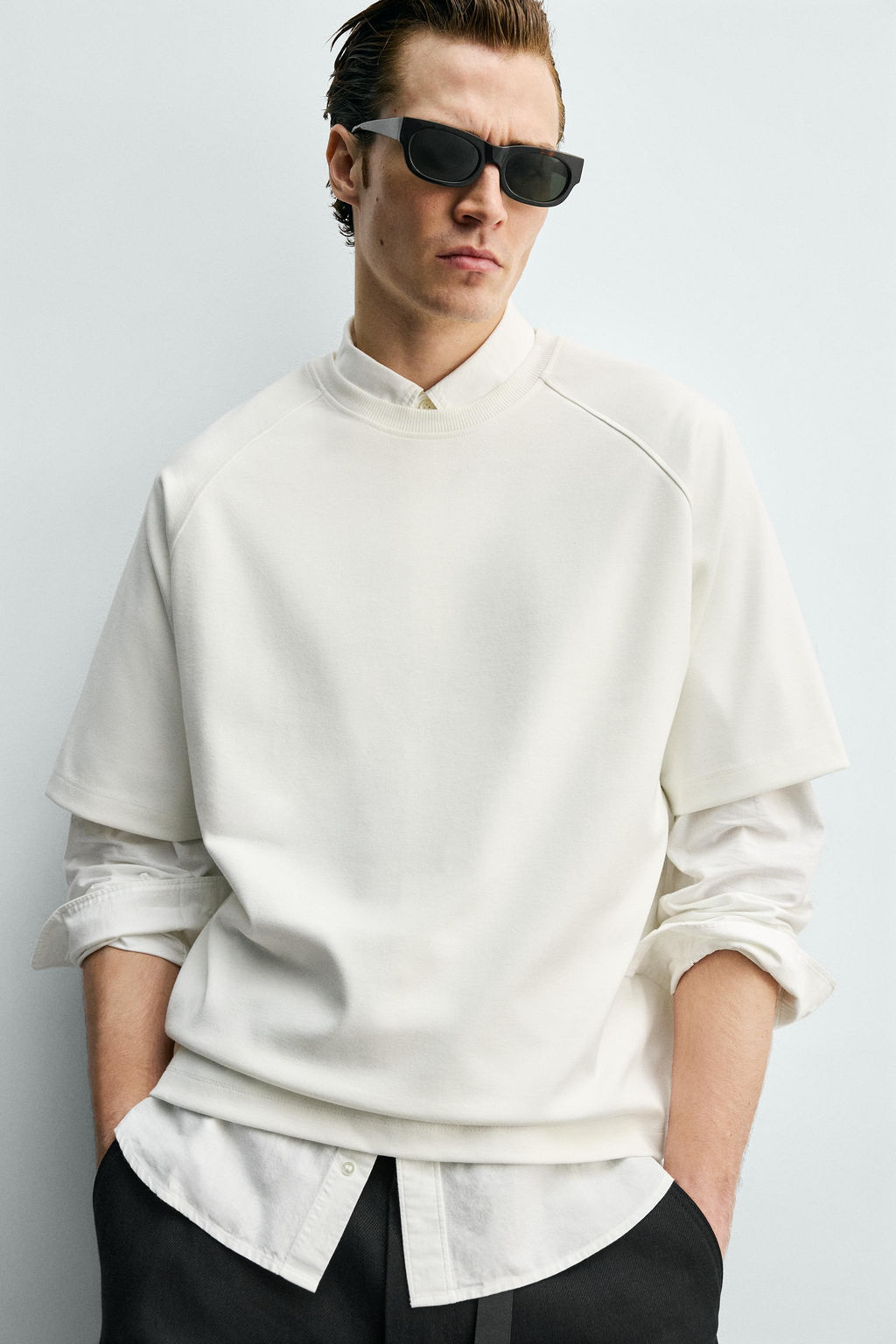 INTERLOCK PIPING T-SHIRT - Zara фото 14
