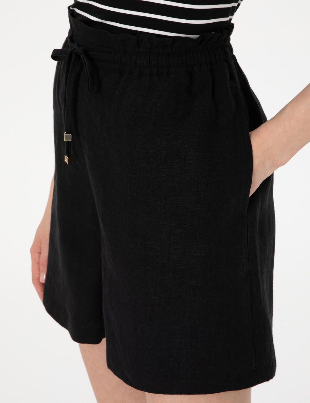 Siyah Comfort Fit Bermuda _ort - Pierre cardin фото 5