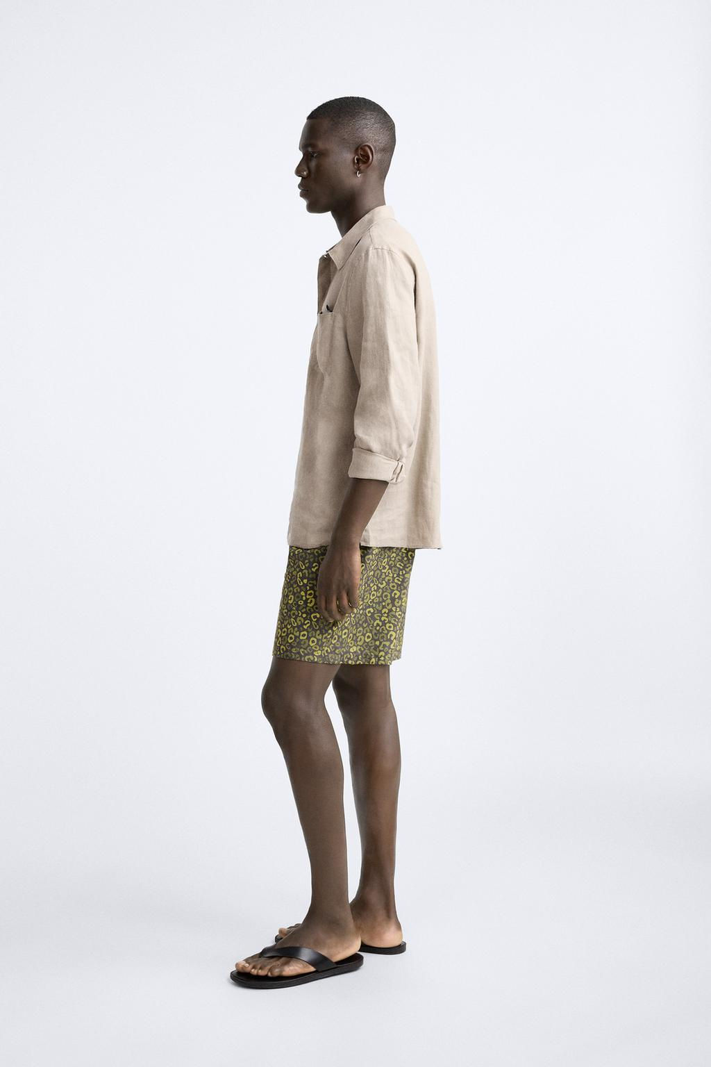 DESENLI UZUN DENIZ SORTU - Zara фото 7